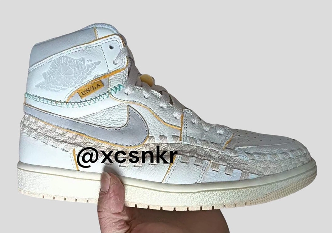 Sự hợp tác sắp tới của Union LA với Air Jordan 1 bao gồm các yếu tố dệt của Footscape