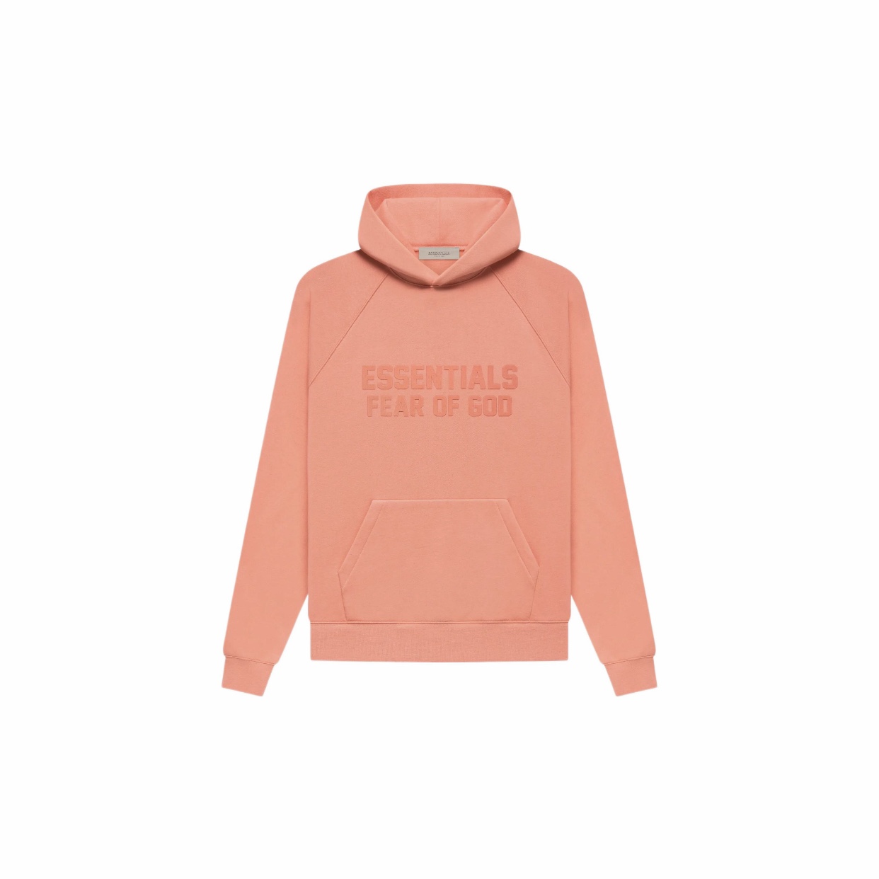 FEAR OF GOD ESSENTIALS HOODIE FW22 CORAL