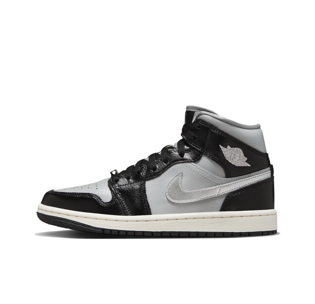 Nike Wmns Air Jordan 1 Mid SE 'Black Chrome' FB9892-002