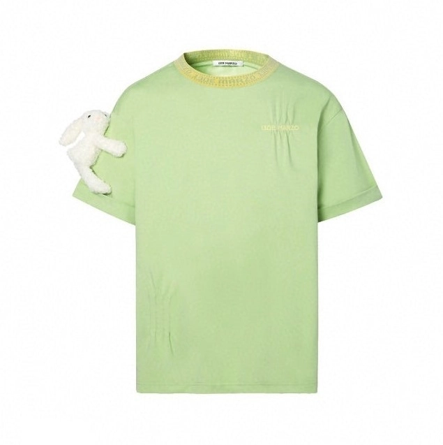 Áo 13 De Marzo Round Neck Stich Logo Seafoam Green 