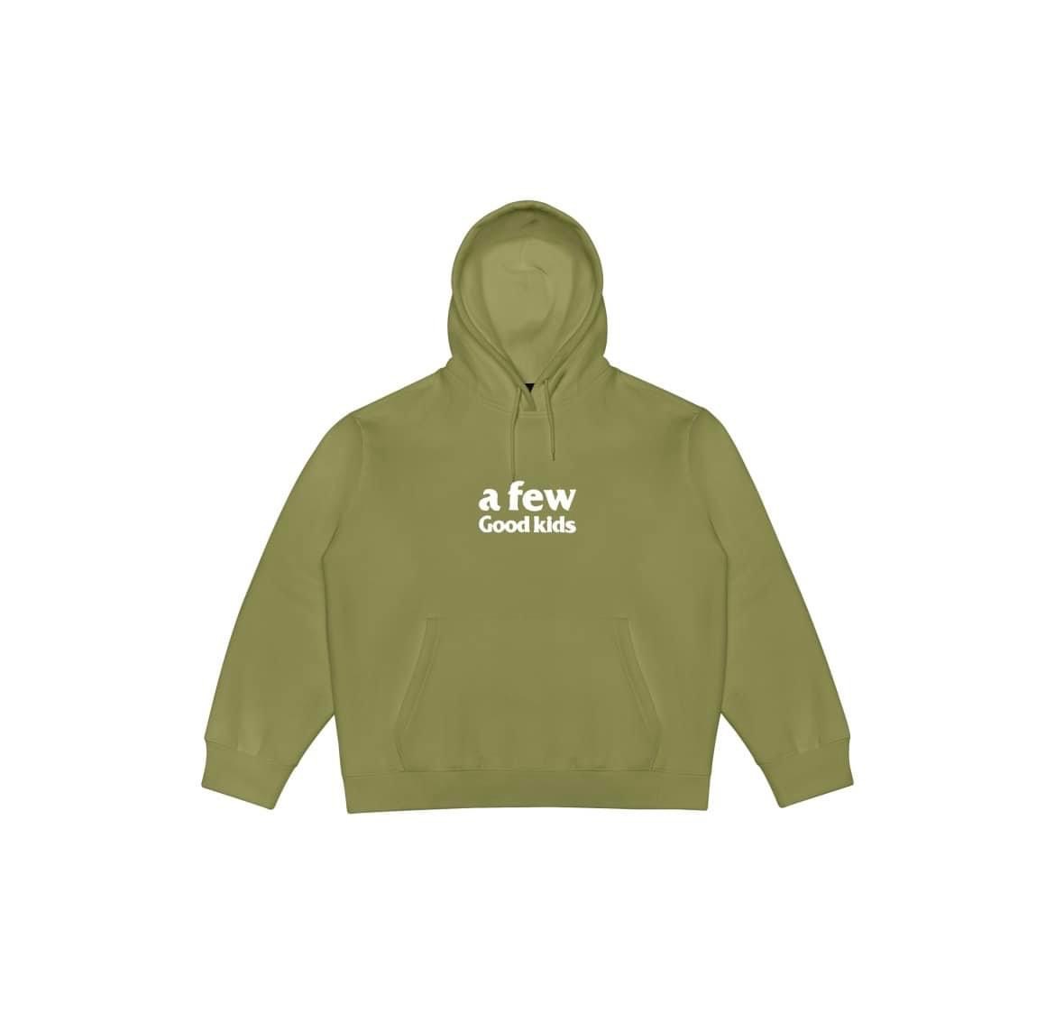 A Few Good Kids Hoodie Olive Logo