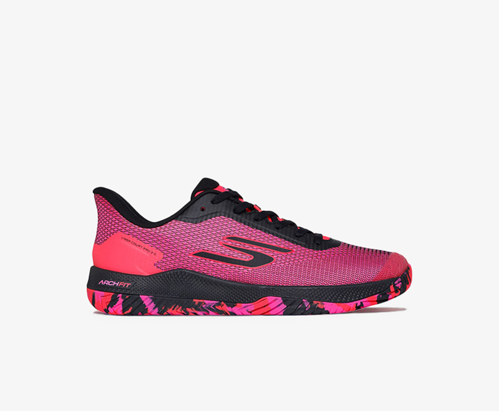 Skechers Wmns Viper Court Pro 2.0 'Black Hot Pink' 246109-BKHP