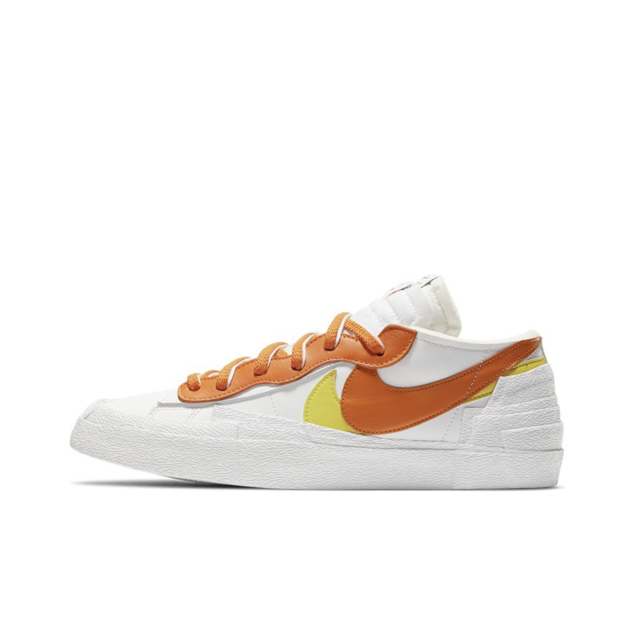 NIKE BLAZER LOW SACAI WHITE MAGMA ORANGE DD1877-100